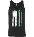 Hooligan Irish American Flag Tank Top for Men