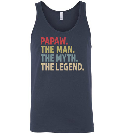 Papaw the Man the Myth the Legend Tank Top