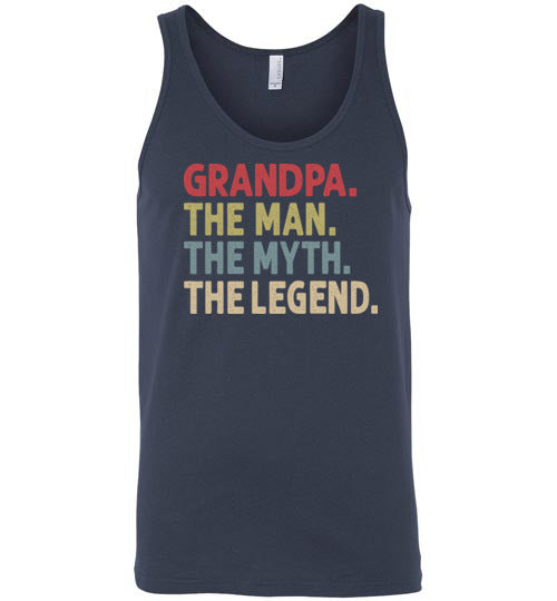 Grandpa The Man The Myth the Legend Tank Top