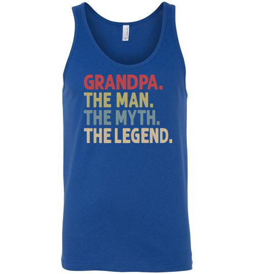 Grandpa The Man The Myth the Legend Tank Top