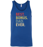Best Bonus Dad Ever Tank Top for Men