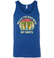 Relax I've Had Both My Shots Funny Tequila Vaccination Shirt
