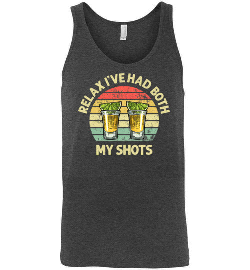 Relax I've Had Both My Shots Funny Tequila Vaccination Shirt
