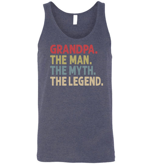 Grandpa The Man The Myth the Legend Tank Top
