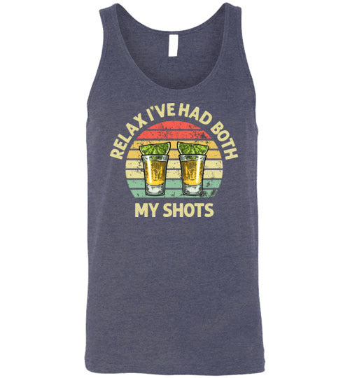 Relax I've Had Both My Shots Funny Tequila Vaccination Shirt