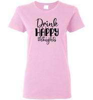 Drink Happy Thoughts Crewneck T-Shirt