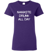 Namaste Drunk All Day T-Shirt