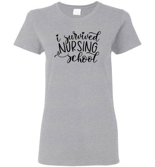 I Survived Nursing School T-Shirt