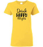 Drink Happy Thoughts Crewneck T-Shirt