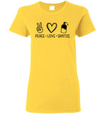 Peace Love Sanitize Crewneck T-Shirt