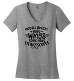 Not All Angels Have Wings Some Have Stethoscopes V-Neck T-Shirt