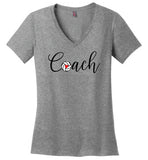 Volleyball Coach V-Neck Shirt