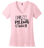 I Like Pig Butts and I Cannot Lie V-Neck T-Shirt