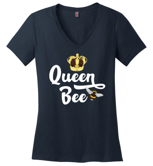 Queen Bee V-Neck T-Shirt for Women