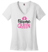 Trauma Queen V-Neck T-Shirt