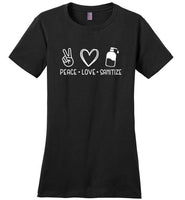 Peace Love Sanitize Crewneck T-Shirt