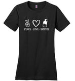 Peace Love Sanitize Crewneck T-Shirt