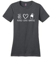 Peace Love Sanitize Crewneck T-Shirt