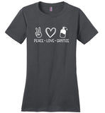Peace Love Sanitize Crewneck T-Shirt