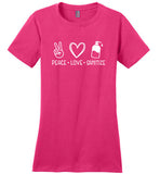 Peace Love Sanitize Crewneck T-Shirt