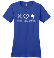 Peace Love Sanitize Crewneck T-Shirt