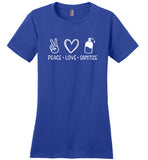 Peace Love Sanitize Crewneck T-Shirt