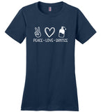 Peace Love Sanitize Crewneck T-Shirt