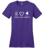 Peace Love Sanitize Crewneck T-Shirt