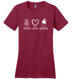 Peace Love Sanitize Crewneck T-Shirt