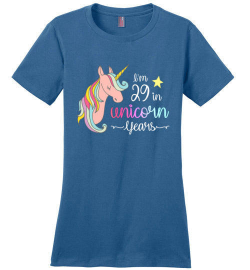 I'm 29 in Unicorn Years T-Shirt for Women