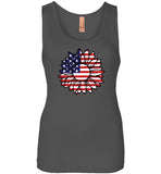 Sunflower American Flag Tank Top