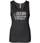 Social Distancing Expert Tank Top