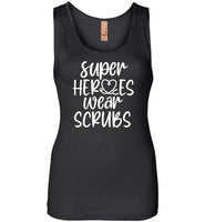 Super Heroes Wear Scrubs Tank Top