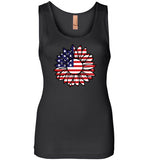 Sunflower American Flag Tank Top