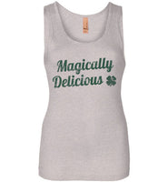 Magically Delicious St Patricks Day Jersey Tank Top for Women