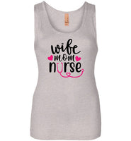 Wife Mom Nurse Tank Top