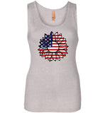Sunflower American Flag Tank Top