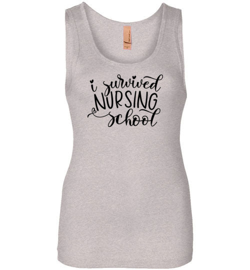 I Survived Nursing School Tank Top