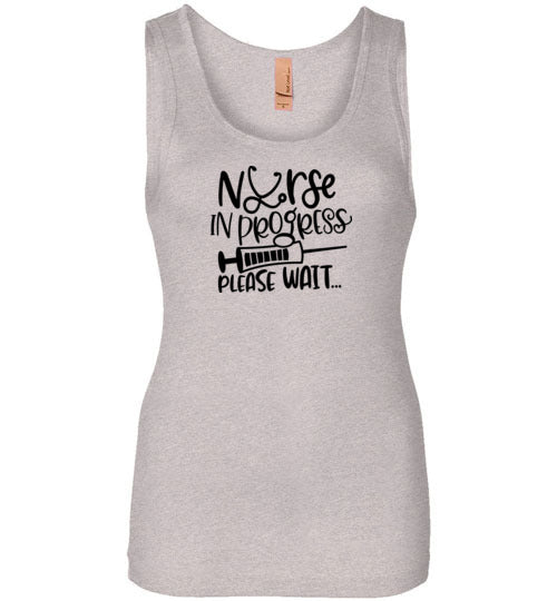 Nurse in Progress Please Wait Tank Top
