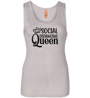 Social Distancing Queen Tank Top