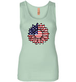 Sunflower American Flag Tank Top