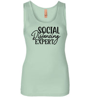Social Distancing Expert Tank Top
