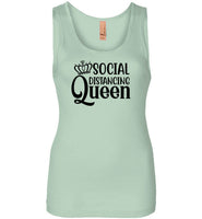 Social Distancing Queen Tank Top