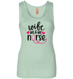 Wife Mom Nurse Tank Top