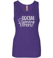 Social Distancing Expert Tank Top