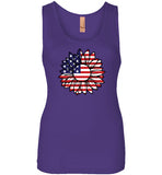 Sunflower American Flag Tank Top