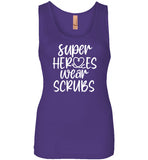 Super Heroes Wear Scrubs Tank Top