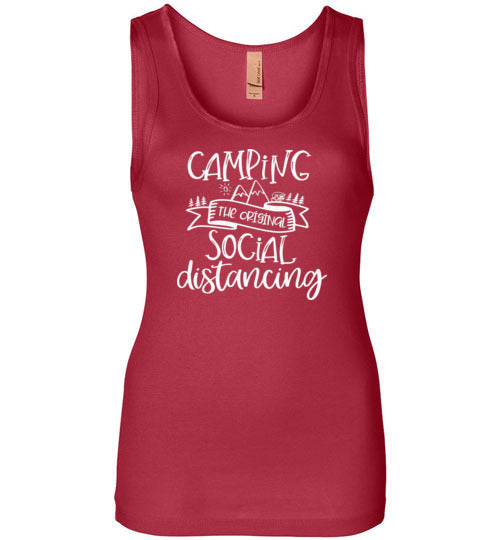 Camping the Original Social Distancing Tank Top