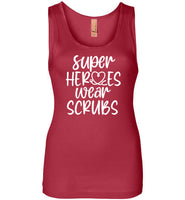 Super Heroes Wear Scrubs Tank Top