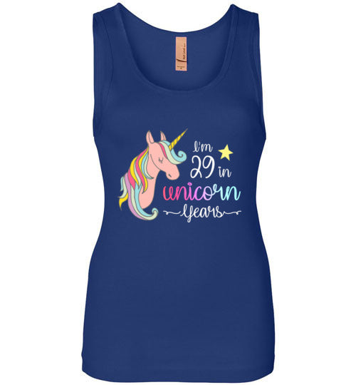 I'm 29 in Unicorn Years Tank Top for Women